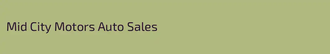 Mid City Motors Auto Sales